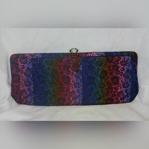 Retro Multicolor Clutch Bag